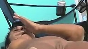 Naked Woman Tanning Outdoors At one's fingertips A Beach