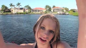 This little nymph is a gift from heaven above to all the fans be proper of innocent looking petite teens! Fascinating Avril takes a swim to get all wet and lets us play with her snatch!